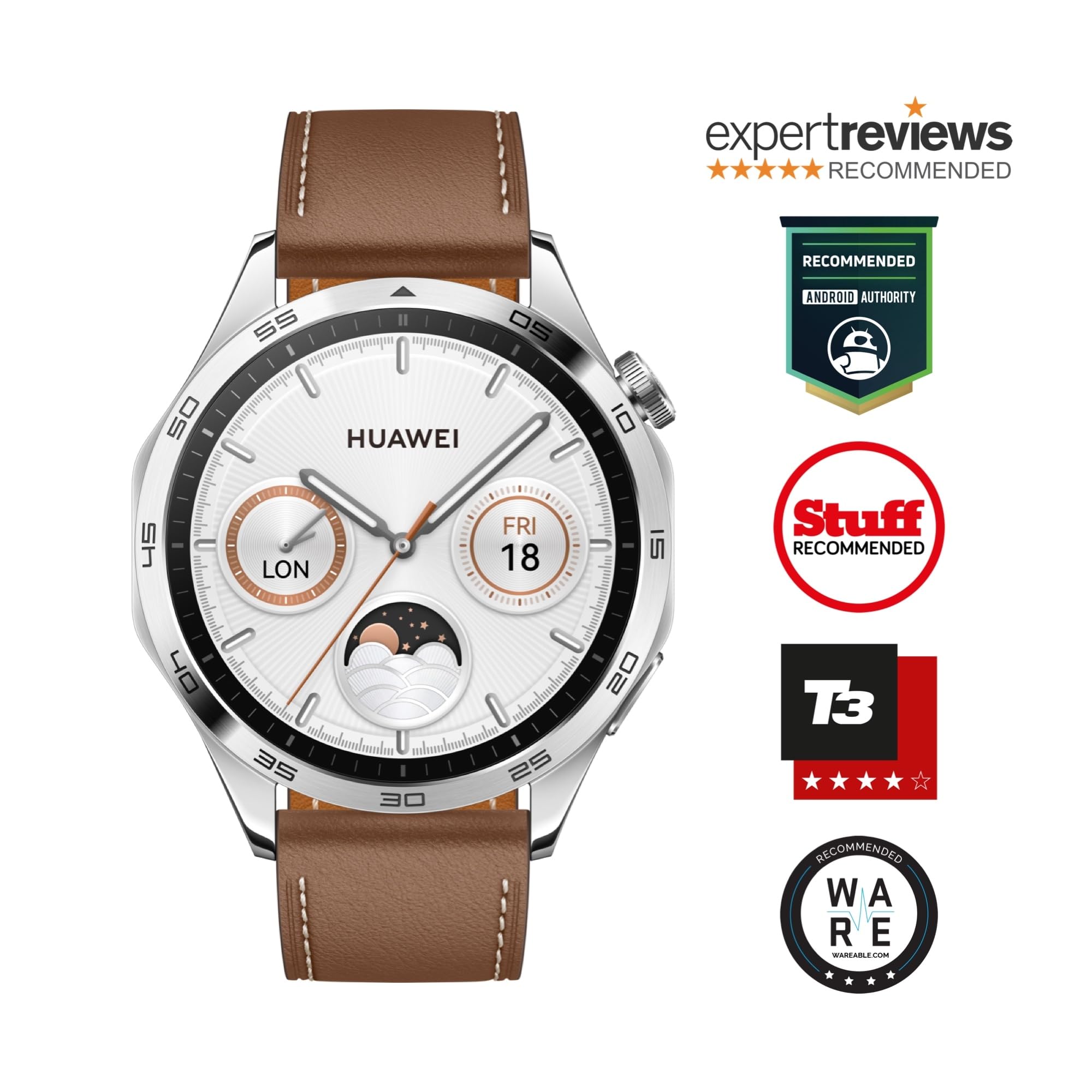 HUAWEI Watch GT4 46mm - Brown : Amazon.sg: Electronics